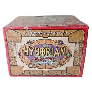 VINTAGE Hyborian Gates CCG Factory Sealed 36 pack LIMITED EDITION Booster Box